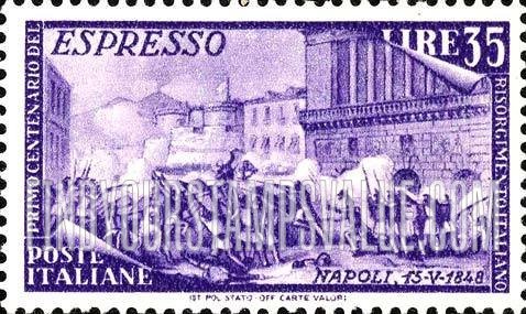 FindYourStampsValue: SPECIAL DELIVERY - Type of Regular Issue of 1948 Inscribed: “Espresso”: Naples