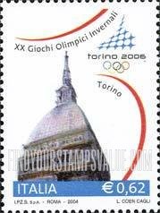 FindYourStampsValue: 2006 Winter Olympics, Turin: Mole Antonelliana, Turin