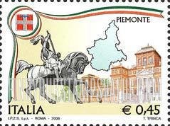FindYourStampsValue: Italian Regions Type of 2004: Piedmont