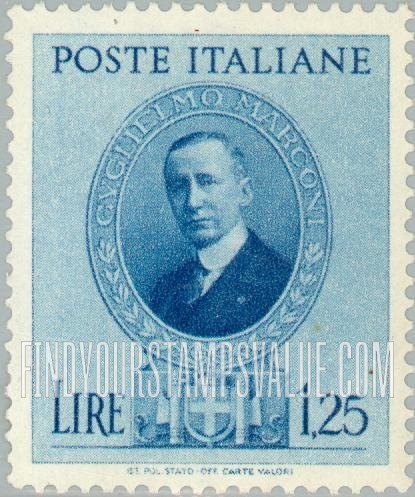 FindYourStampsValue: Guglielmo Marconi