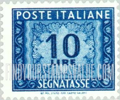 FindYourStampsValue: POSTAGE DUE - Numeral Value