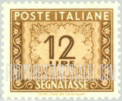 FindYourStampsValue: POSTAGE DUE - Numeral Value