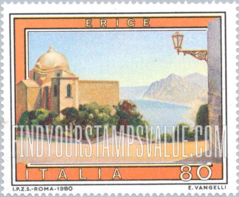 FindYourStampsValue: Tourist Type of 1974: Erice