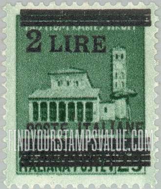 FindYourStampsValue: Basilica of San Lorenzo, Rome: Stamps of Italian Social Republic Surcharged in Black