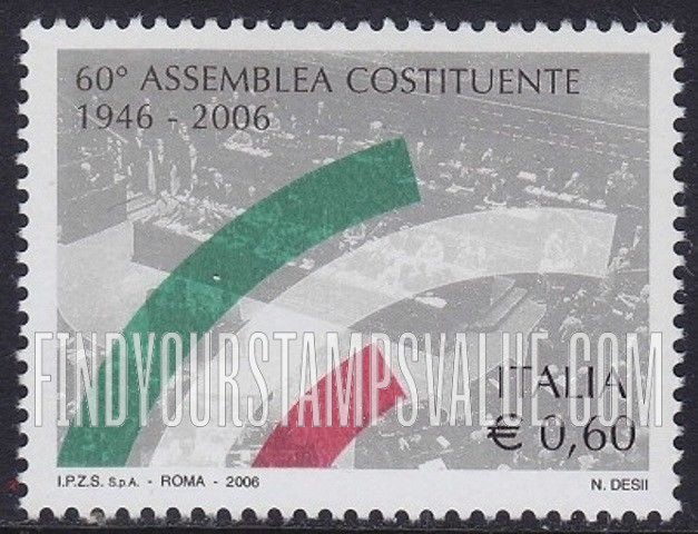 FindYourStampsValue: Constituent Assembly, 60th Anniversary