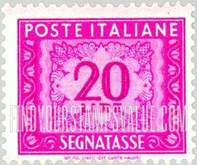 FindYourStampsValue: POSTAGE DUE - Numeral Value