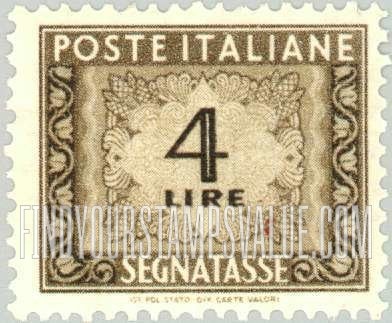 FindYourStampsValue: POSTAGE DUE - Numeral Value