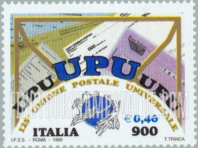 FindYourStampsValue: UPU, 125th Anniversary