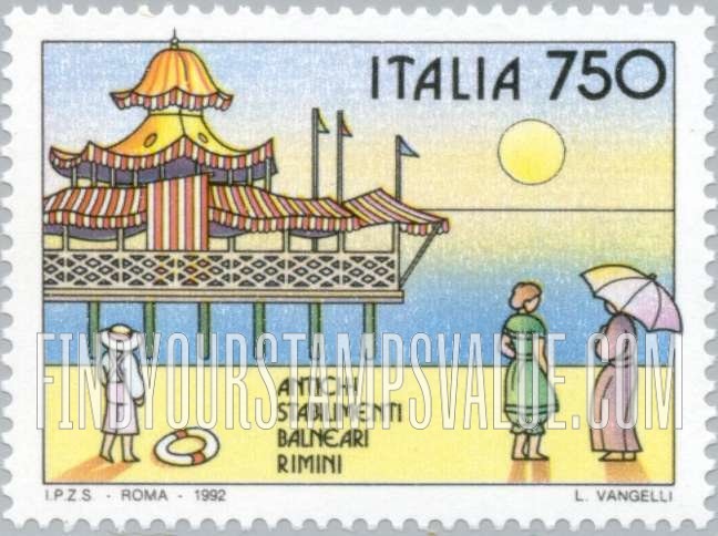 FindYourStampsValue: Beach Resorts: Rimini
