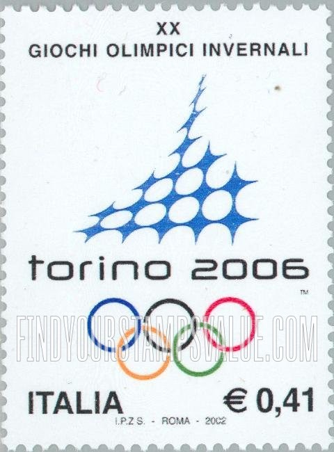 FindYourStampsValue: 2006 Winter Olympics, Turin