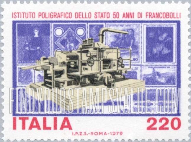 FindYourStampsValue: Printing press and stamps