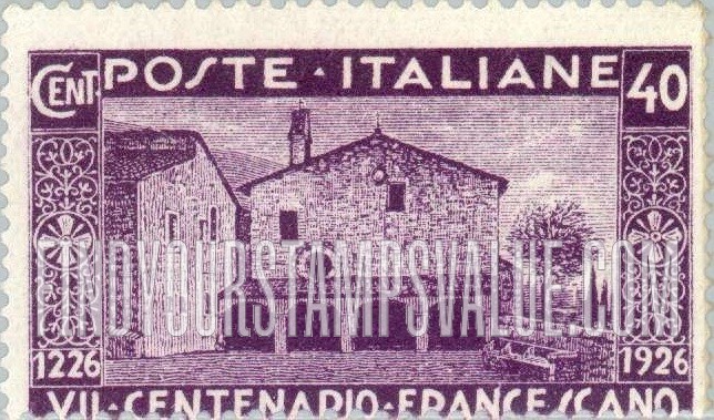 FindYourStampsValue: Monastery of St. Damien