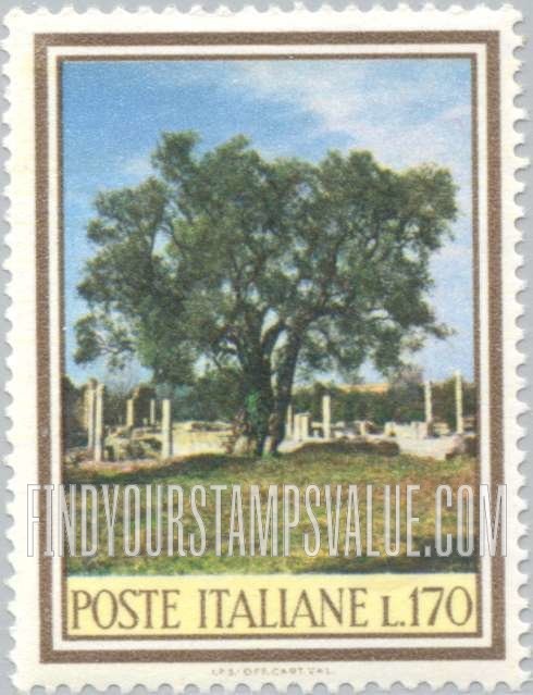 FindYourStampsValue: Olive tree