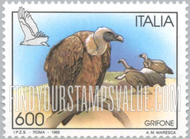 FindYourStampsValue: Birds: Vulture