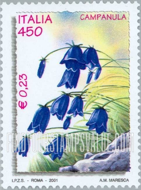FindYourStampsValue: Nature and the Environment: Campanula