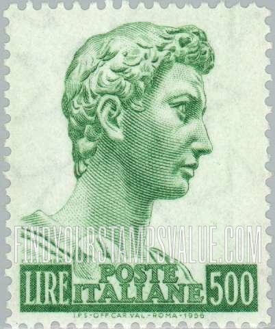 FindYourStampsValue: St. George, by Donatello