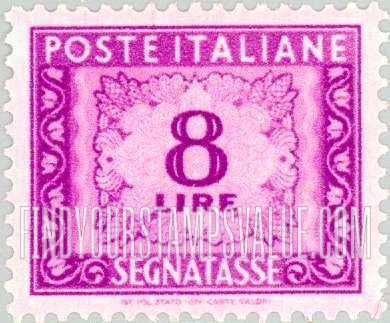 FindYourStampsValue: POSTAGE DUE - Numeral Value
