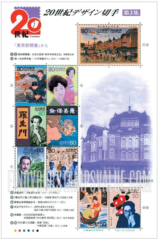 FindYourStampsValue: The 20th Century - 20世紀デザイン切手