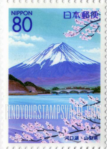 FindYourStampsValue: Yamanashi: Five Fuji Lakes, Kawaguchiko - 山梨:富士五湖、河口湖