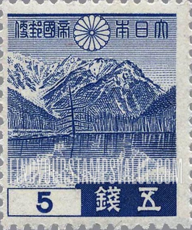 FindYourStampsValue: Mount Hodaka - 上高地の大正池
