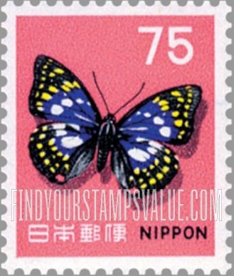 FindYourStampsValue: Sasakia charonda - オオムラサキ