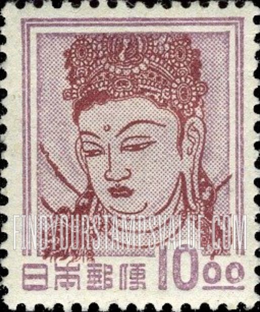 FindYourStampsValue: Goddess Kannon -   観音菩薩像