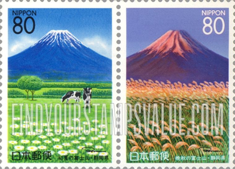 FindYourStampsValue: Shizuoka: Mt. Fuji - 静岡:初夏の富士山