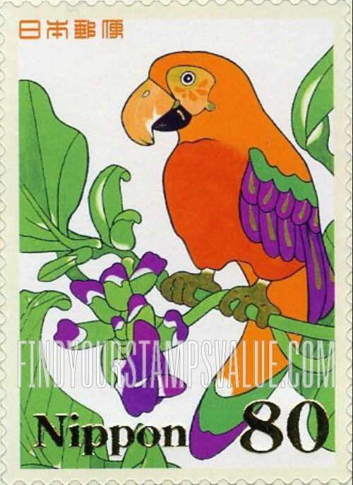 FindYourStampsValue: Greetings 2006 - Summer - 06年夏のグリーティング「極楽鳥花」