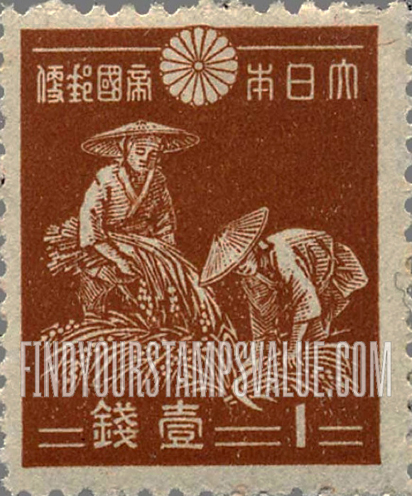 FindYourStampsValue: Rice Harvest - 米収穫