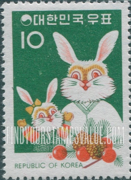 FindYourStampsValue: Rabbits - 토끼들