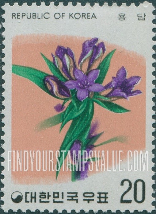 FindYourStampsValue: Gentian - 용담