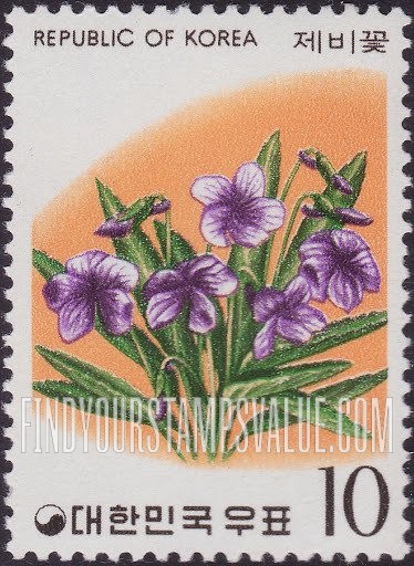 FindYourStampsValue: Violets - 제비꽃