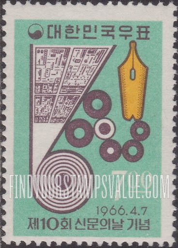 FindYourStampsValue: Symbolic Newspaper Printing and Pen