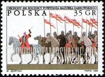 FindYourStampsValue: Polish National Anthem, Bicentennial