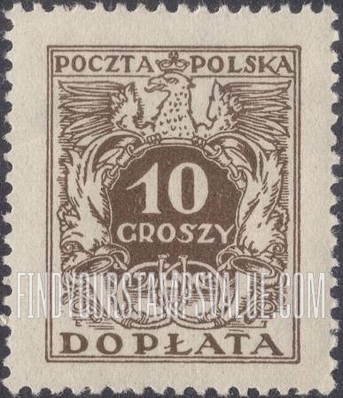 FindYourStampsValue: POSTAGE DUE - Numerals of Value