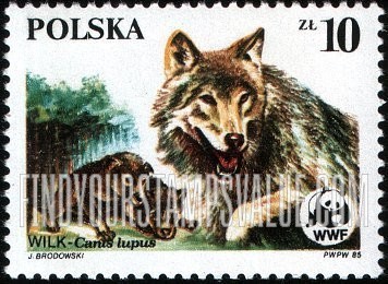 FindYourStampsValue: World Wildlife Fund: Female, cubs