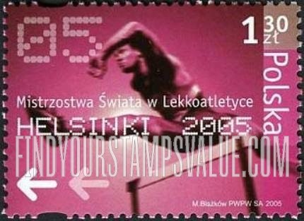 FindYourStampsValue: World Track and Field Championships, Helsinki: Hurdles