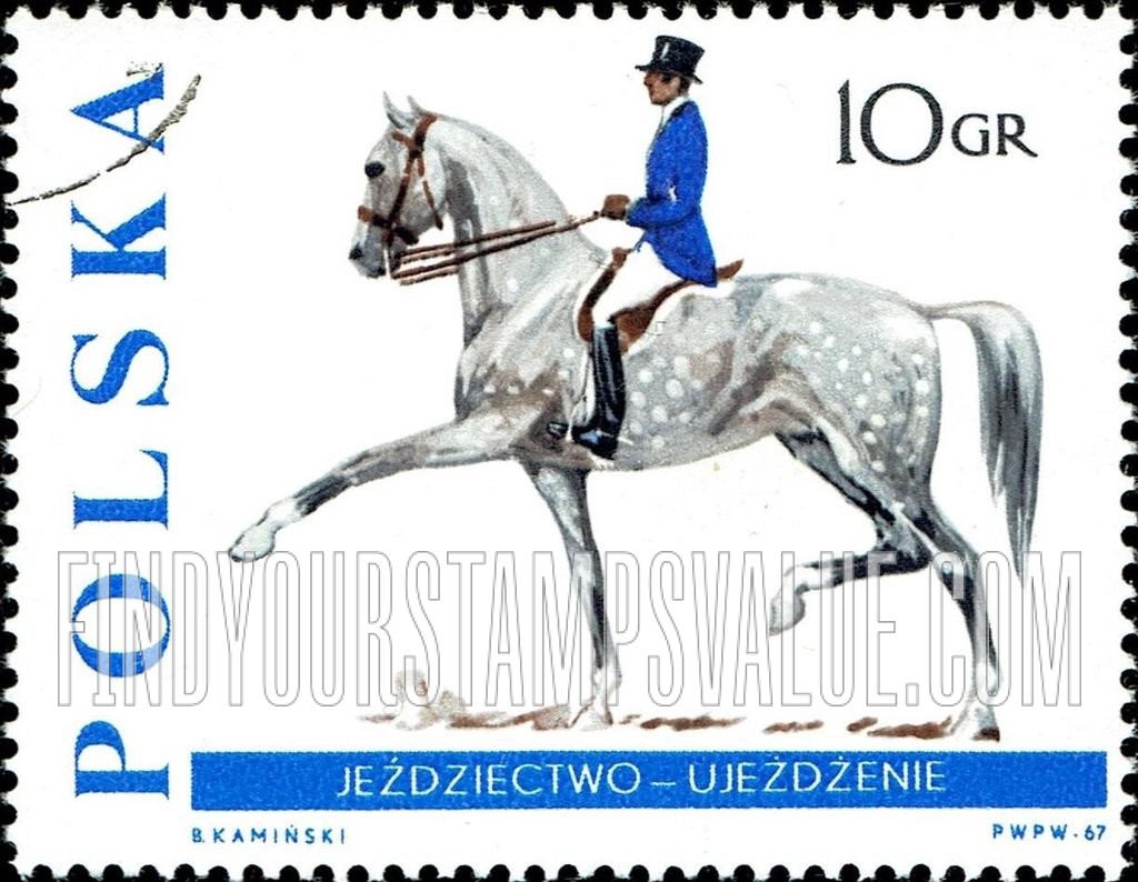 FindYourStampsValue: Horses: Dressage