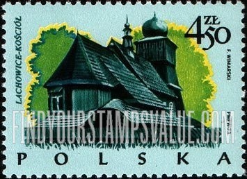 FindYourStampsValue: Church, Lachowice