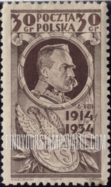 FindYourStampsValue: Josef Pilsudski