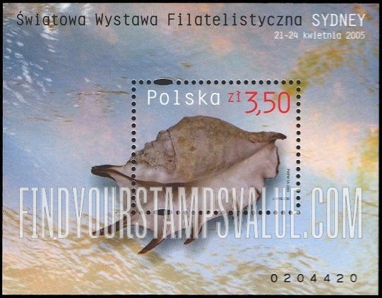FindYourStampsValue: Pacific Explorer 2005 World Stamp Expo, Sydney
