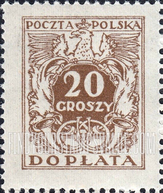 FindYourStampsValue: POSTAGE DUE - Numerals of Value
