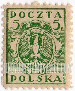 FindYourStampsValue: Eagle and Fasces, Symbolical of United Poland
