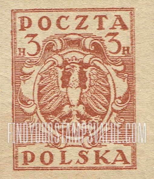 FindYourStampsValue: Eagle and Fasces, Symbolical of United Poland