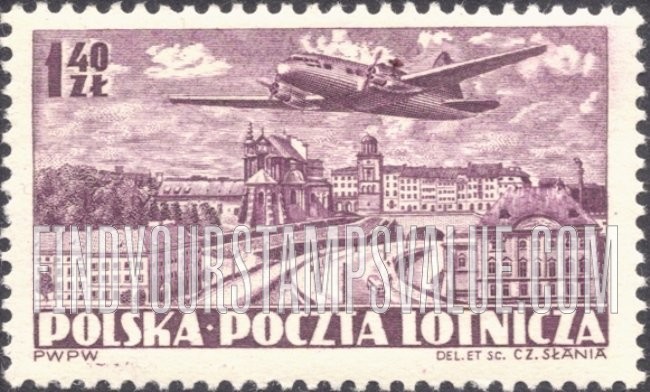 FindYourStampsValue: AIR POST - Warsaw
