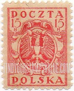 FindYourStampsValue: Eagle and Fasces, Symbolical of United Poland