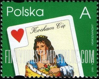 FindYourStampsValue: Queen of Hearts