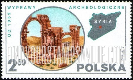 FindYourStampsValue: Archaeology, Syria, 1959