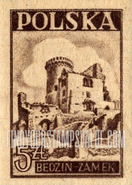 FindYourStampsValue: Bedzin Castle