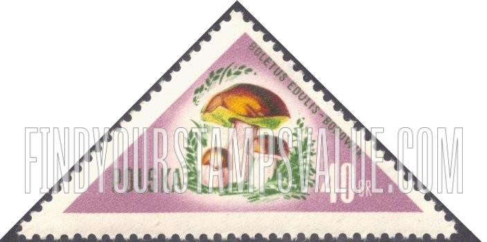 FindYourStampsValue: Various mushrooms